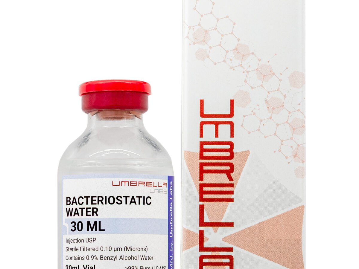 strate labs bac water BACTERIOSTATIC WATER 30ML VIAL FOR PEPTIDES – UMBRELLA Labs