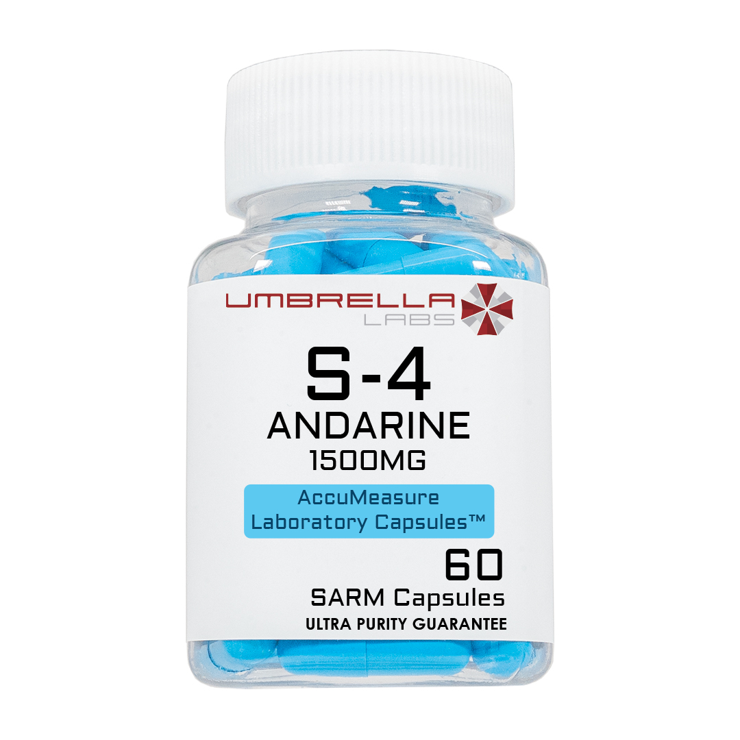 S-4 ANDARINE SARM POWDER (60 CAPSULES) (25MG/CAPSULE, 1500MG TOTAL)