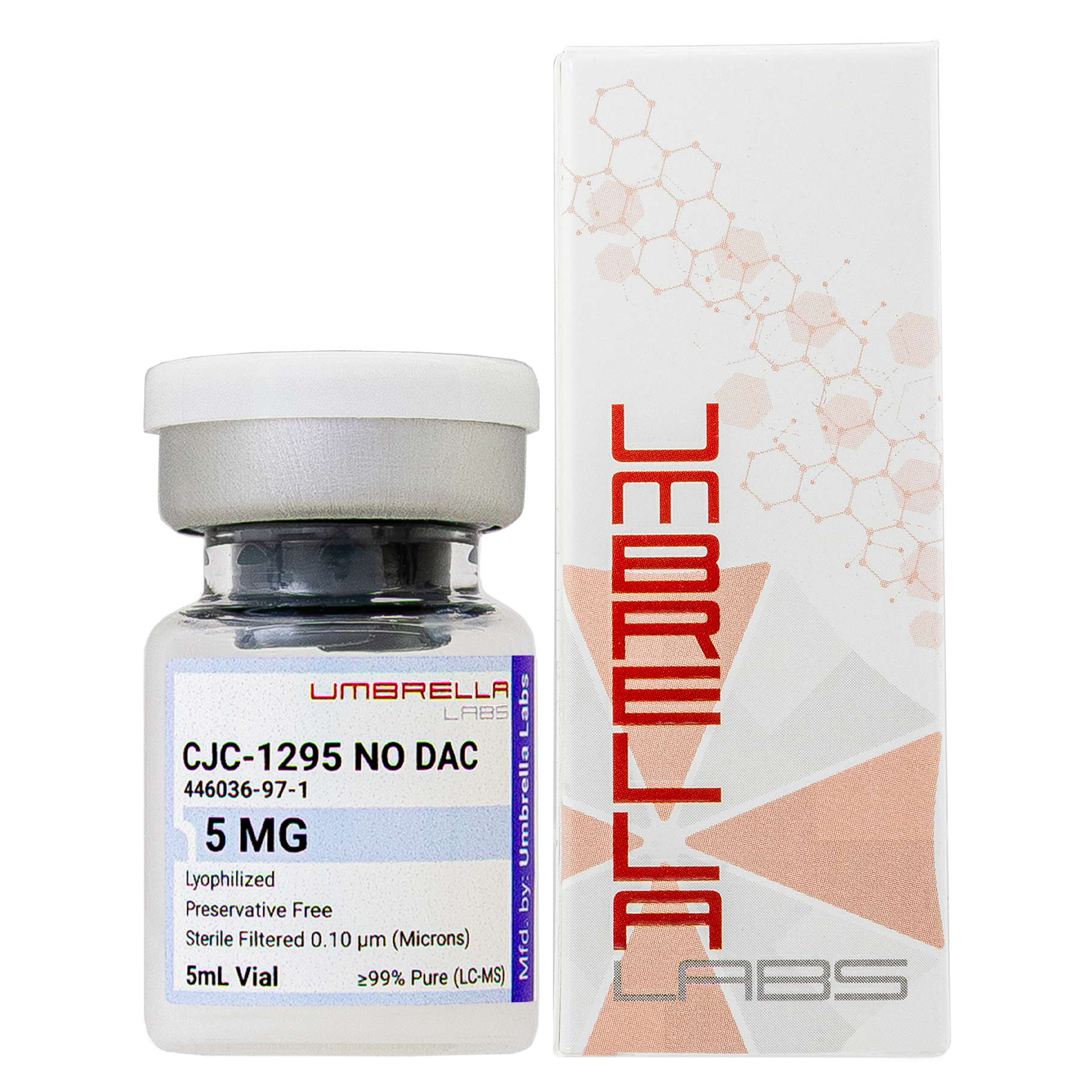 5mg cjc 1295 & 5mg ipamorelin reconstitution CJC-1295 No DAC 5mg Peptide main image 1