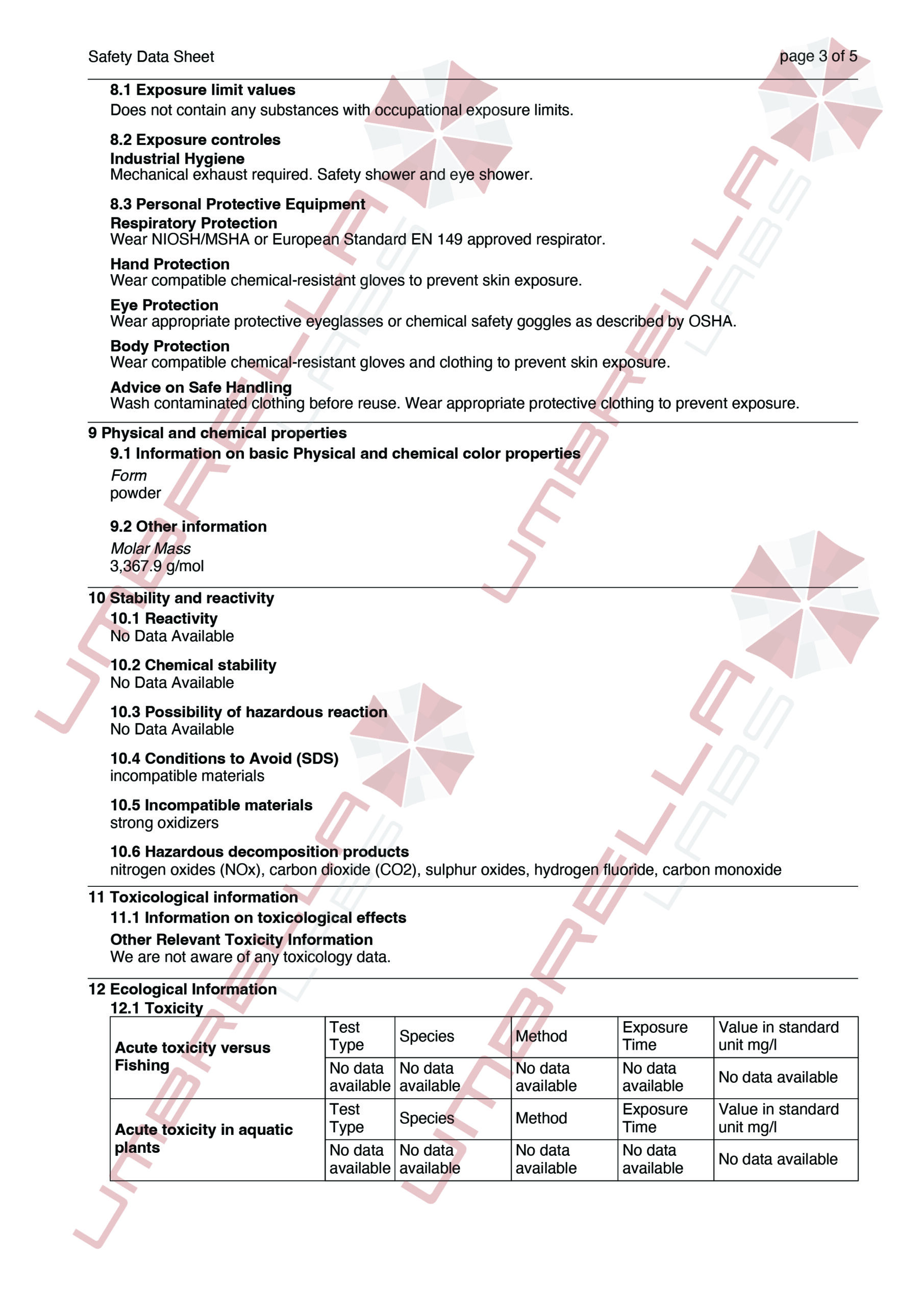 UmbrellaLabs_MSDS_CJC-1295 DAC (WM)01-05-25-03