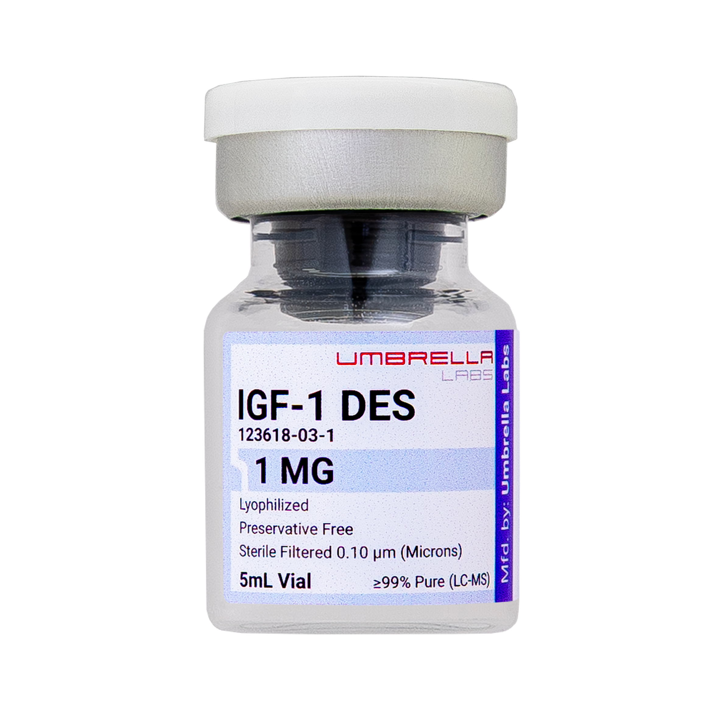 IGF-1 DES PEPTIDE 1MG VIAL – UMBRELLA Labs