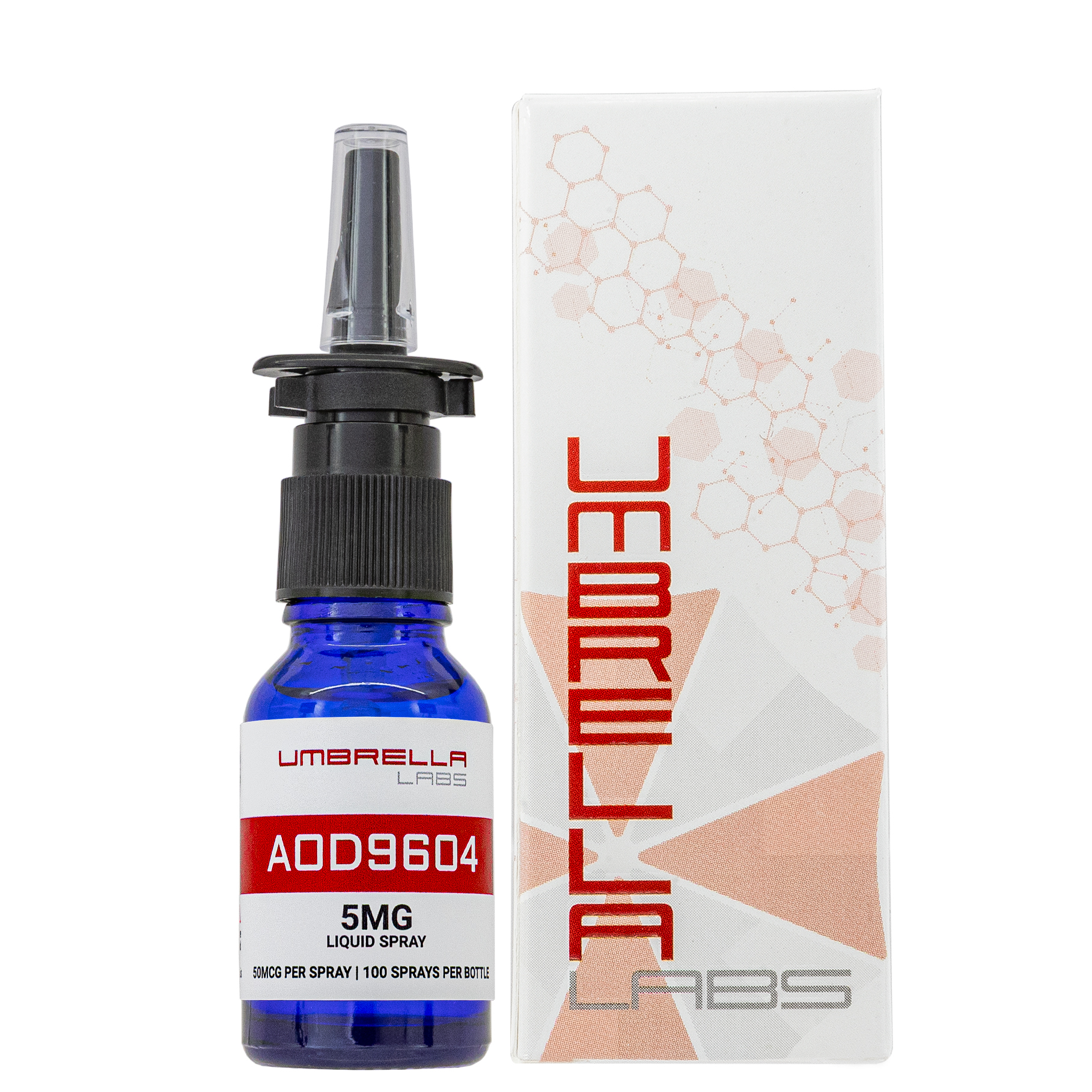 AOD9604 PEPTIDE LIQUID SPRAY 15ML BOTTLE – UMBRELLA Labs