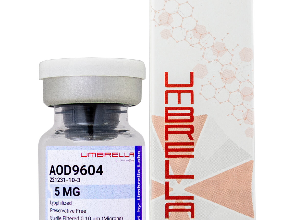 AOD9604 PEPTIDE 2MG/5MG VIAL  UMBRELLA Labs