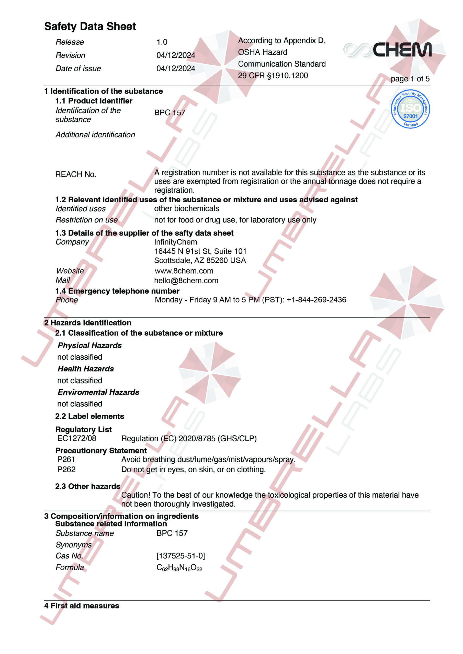 UmbrellaLabs_MSDS_BPC-157 (WM)-01