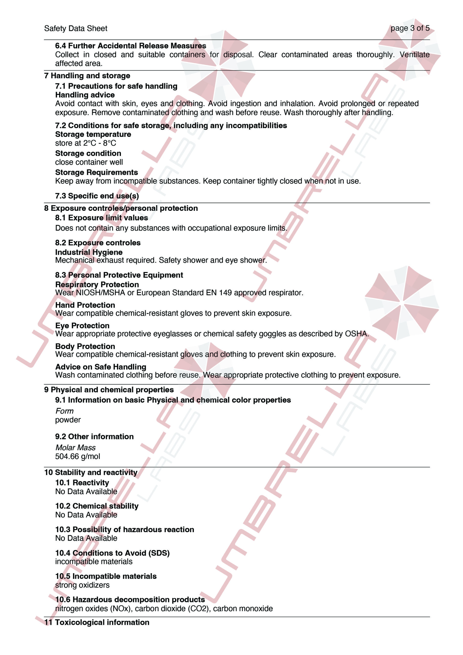 UmbrellaLabs_MSDS_Dihexa (WM)01-05-25-03