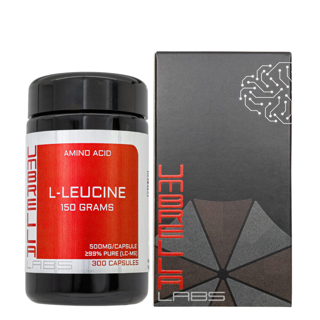 L-LEUCINE POWDER (300 CAPSULES) (500MG/CAPSULE, 150 GRAMS TOTAL)