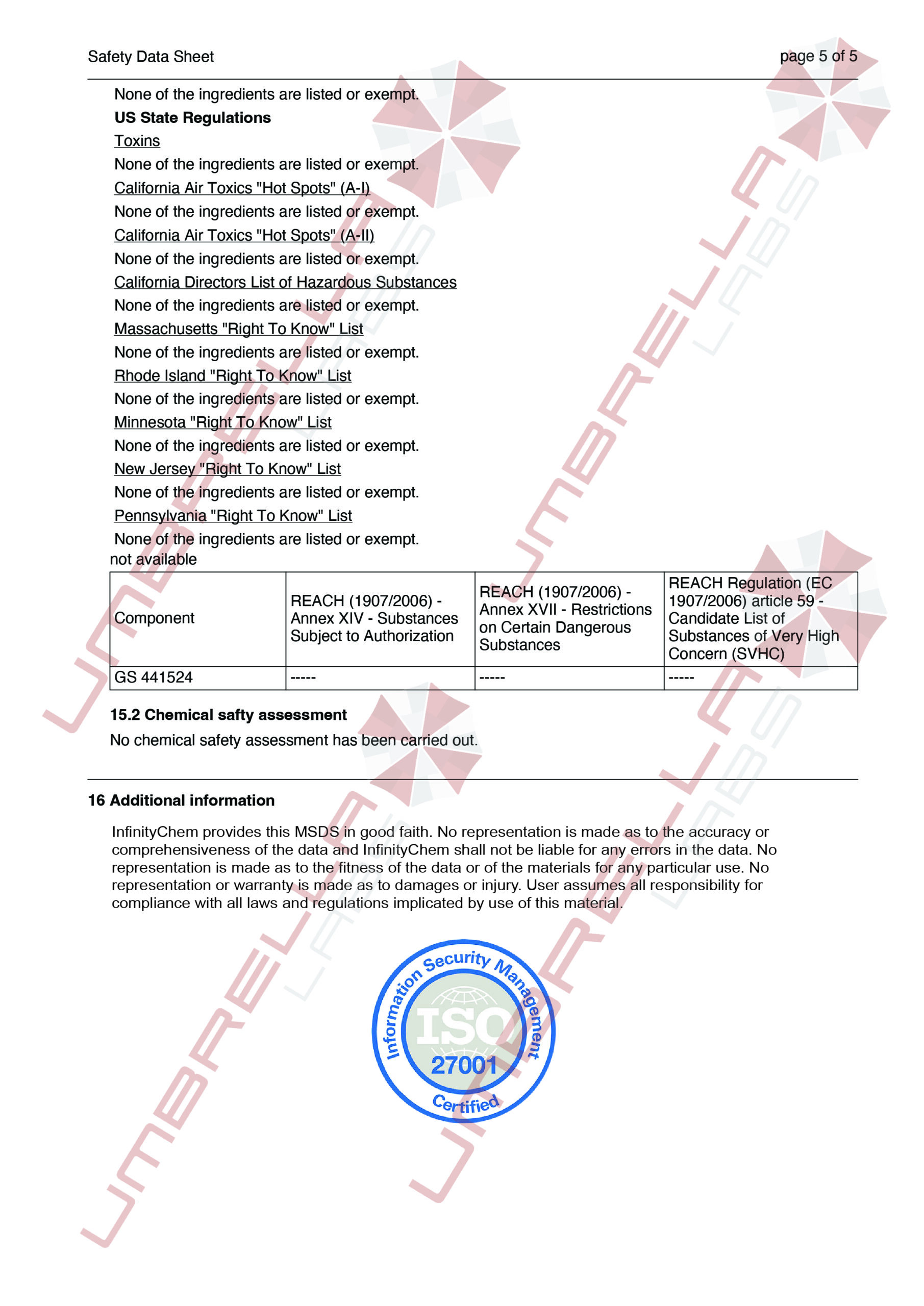 UmbrellaLabs_MSDS_GS-441524 (WM)01-05-25-05