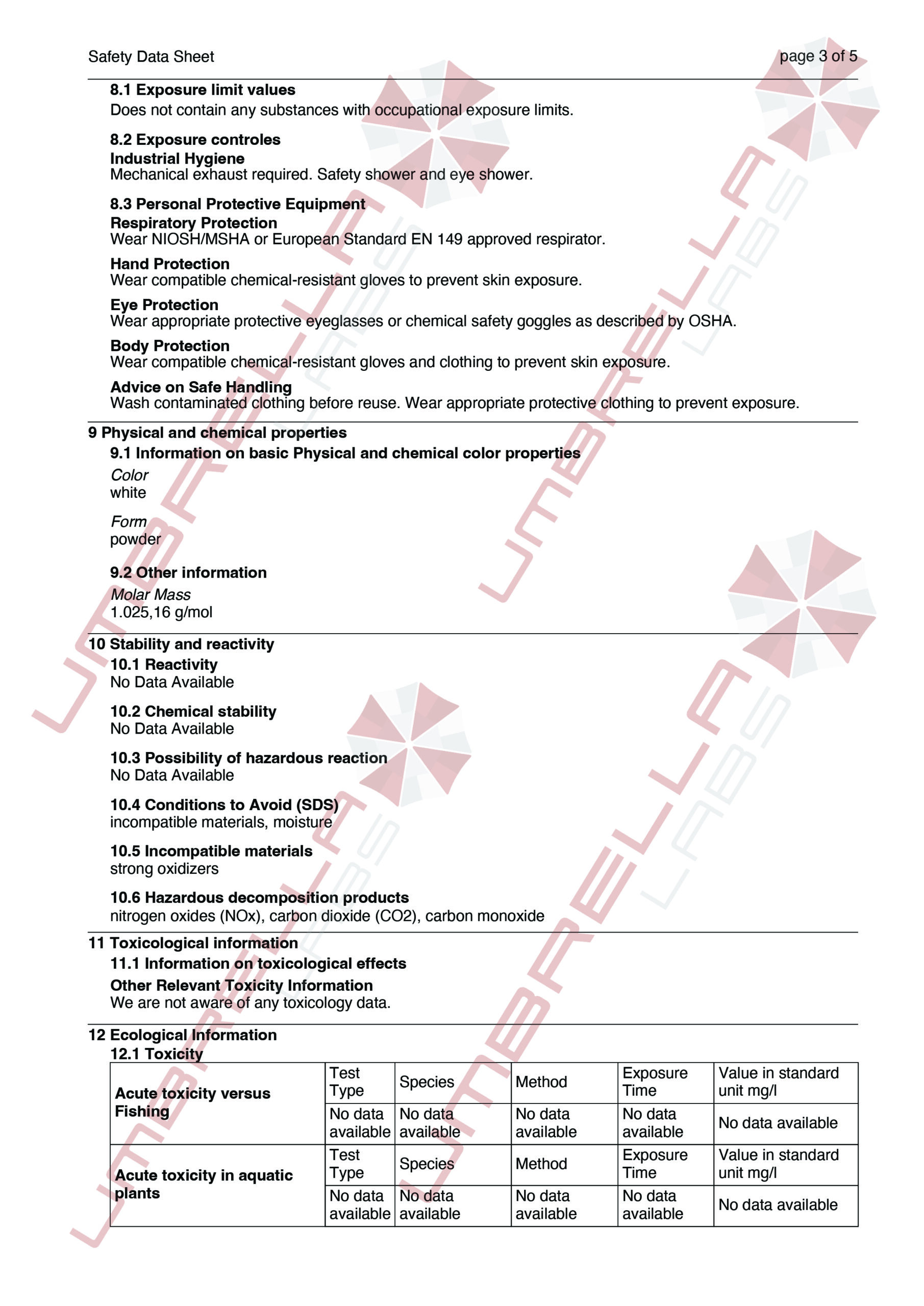 UmbrellaLabs_MSDS_PT-141 Bremelanotide (WM)01-05-25-03