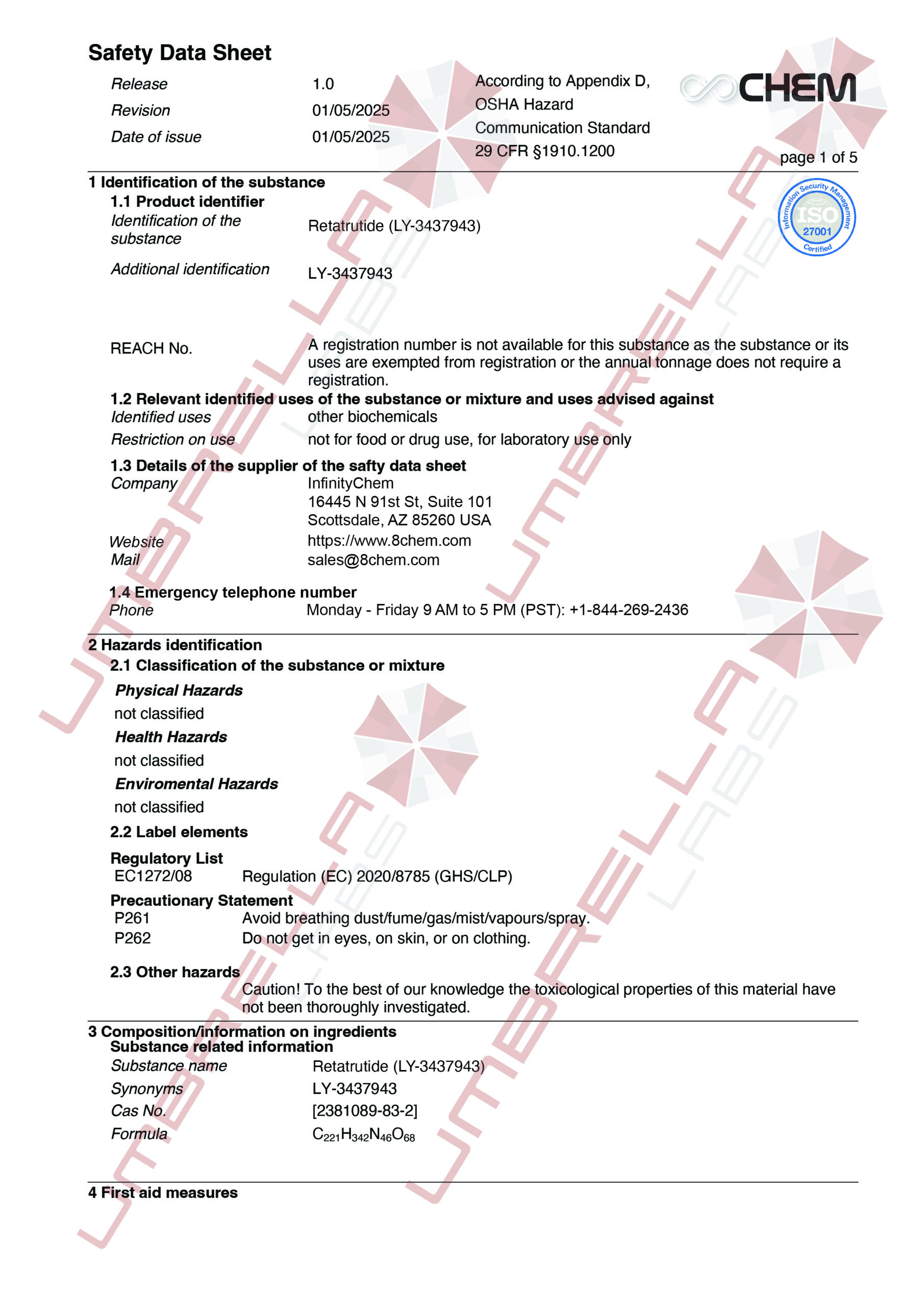Retatrutide  UMBRELLA Labs