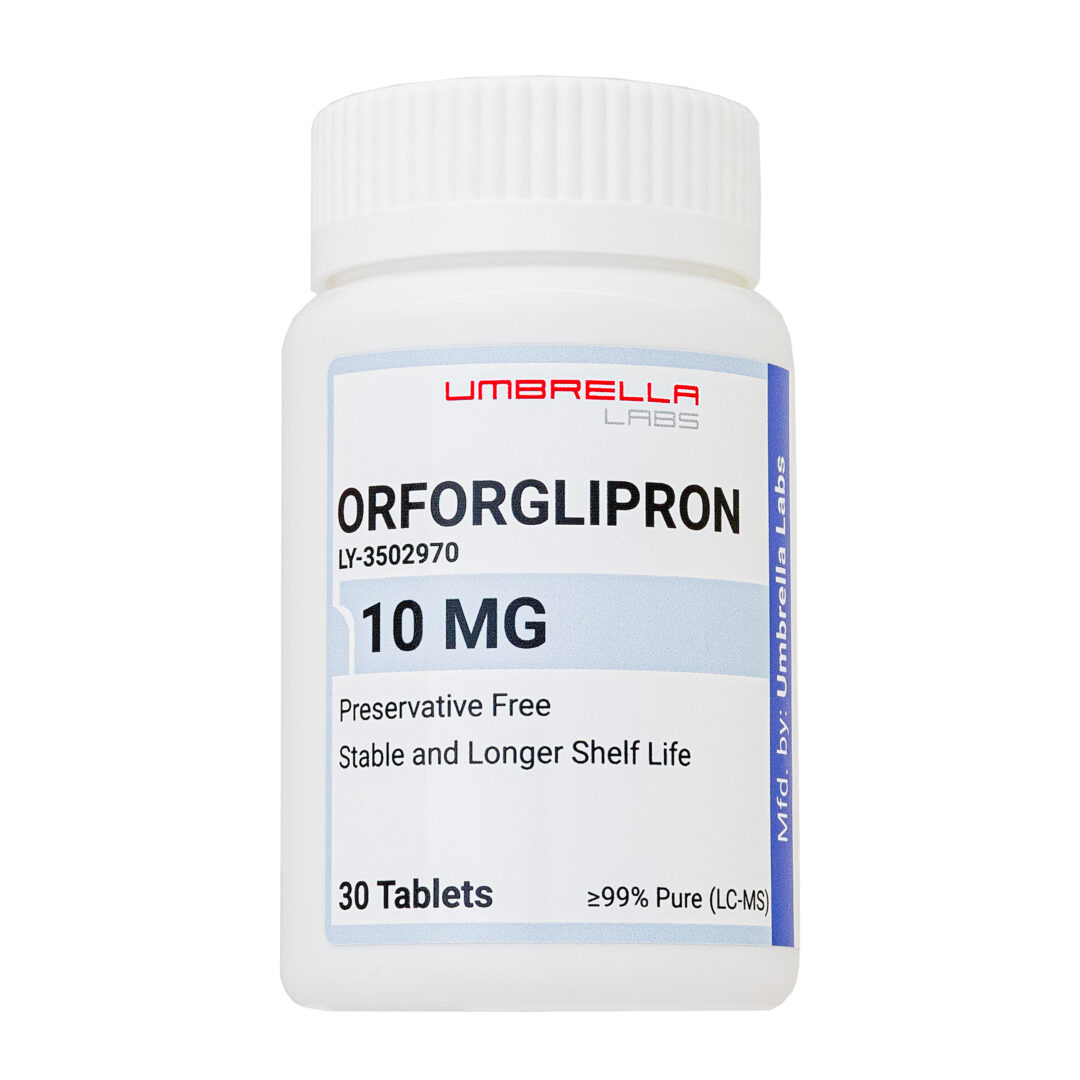 ORFORGLIPRON (LY-3502970) PEPTIDE POWDER (30 TABLETS) (10MG/TABLET, 300MG TOTAL)