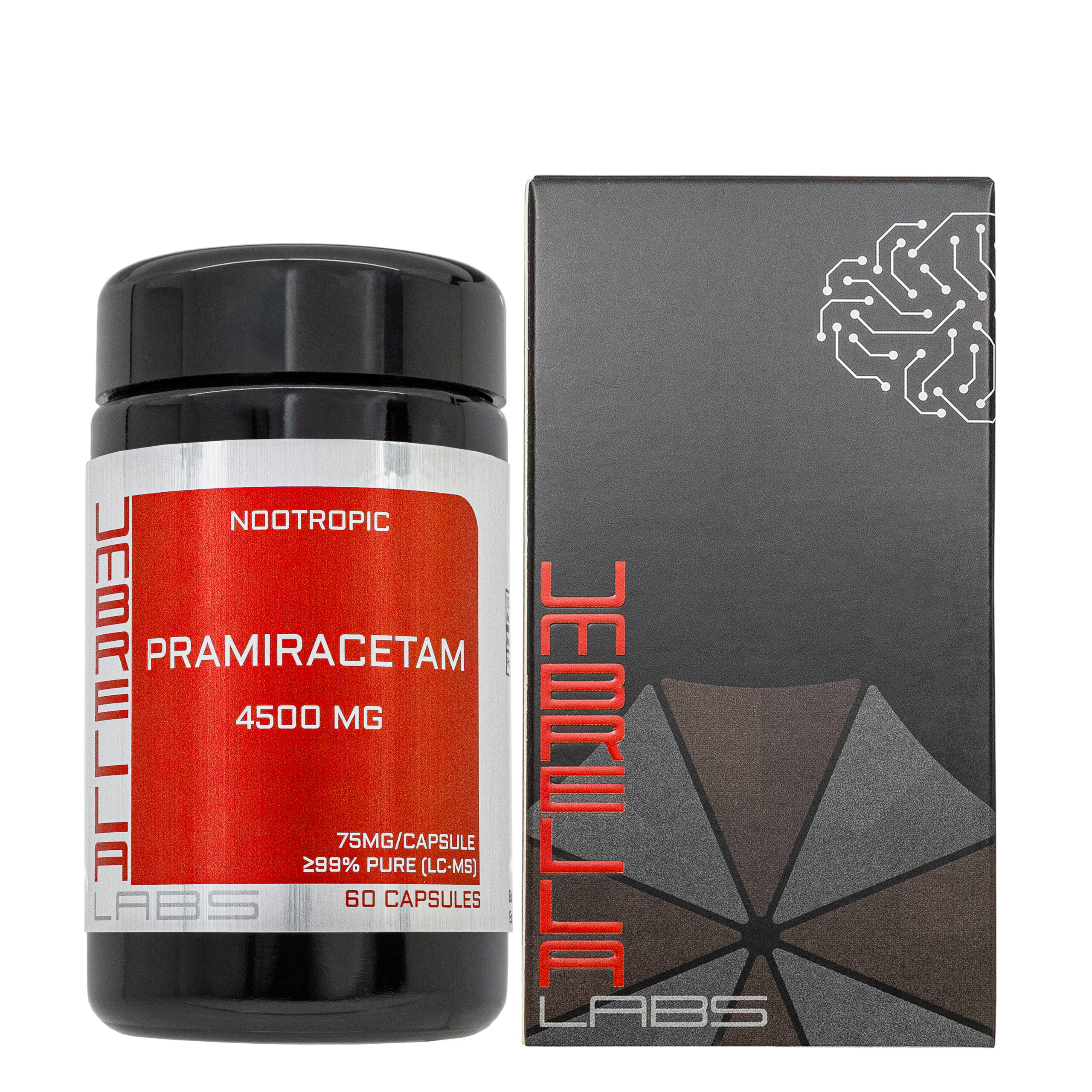 PRAMIRACETAM POWDER (60 CAPSULES) (75MG/CAPSULE, 4500MG TOTAL