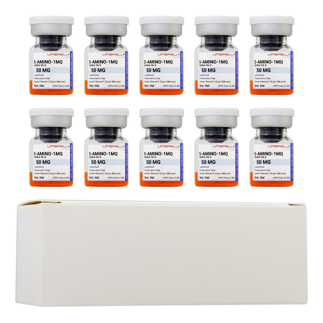 5 amino 1mq peptide reconstitution 5-AMINO-1MQ PEPTIDE 50MG/100MG VIAL (10-PACK) – UMBRELLA Labs
