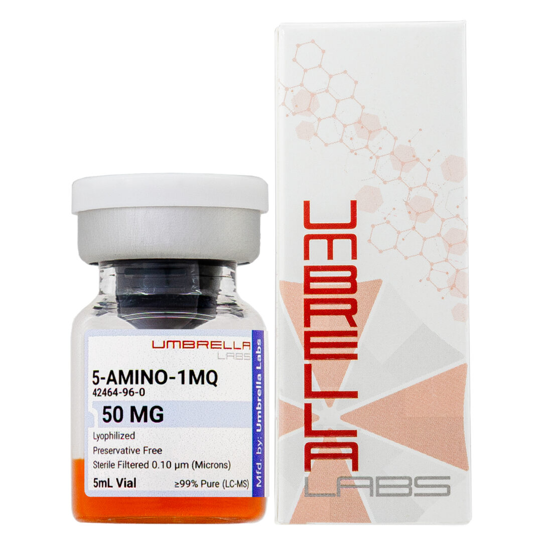 5-amino-1mq para que sirve 5-AMINO-1MQ PEPTIDE 50MG/100MG VIAL (10-PACK) – UMBRELLA Labs