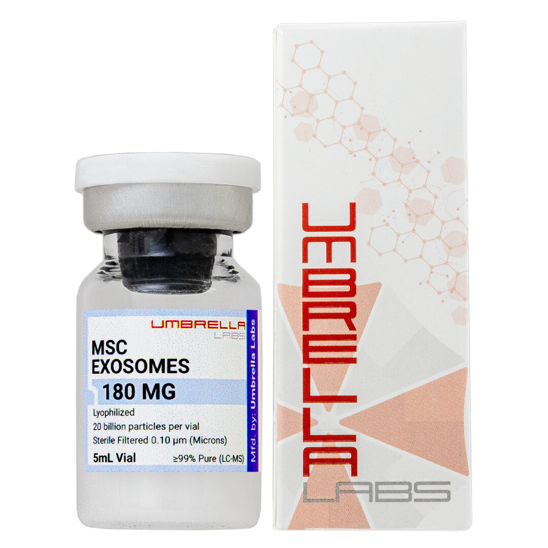MSC EXOSOMES 180MG VIAL WITH 7ML STERILE RECONSTITUTION LIQUID VIAL