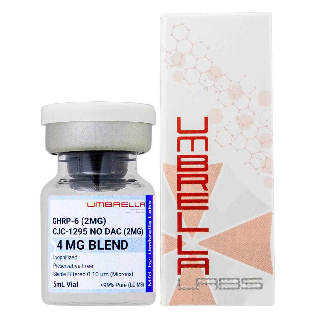 CJC-1295 (NO DAC)/GHRP-6 BLEND PEPTIDE (2MG/2MG) 4MG VIAL