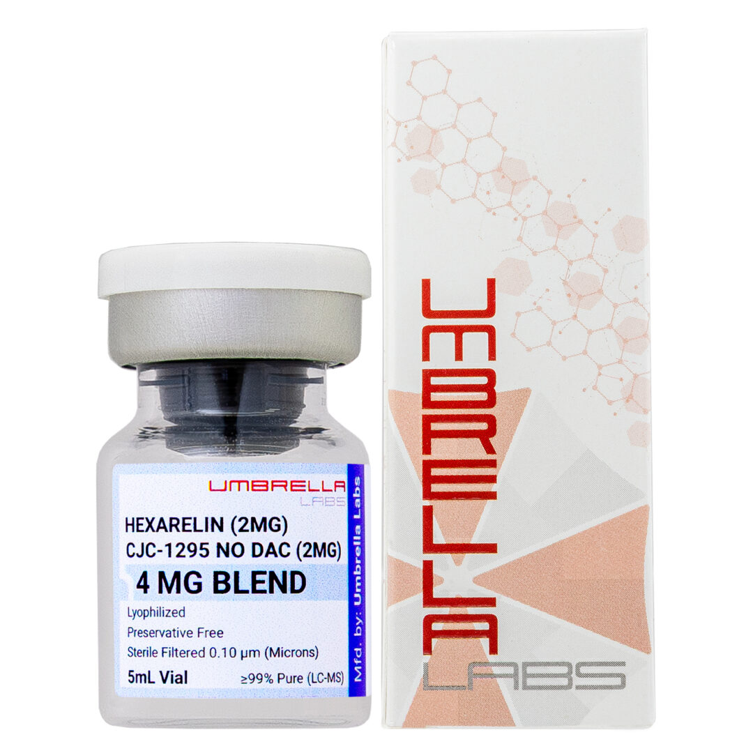 CJC-1295 (NO DAC)/HEXARELIN BLEND PEPTIDE (2MG/2MG) 4MG VIAL
