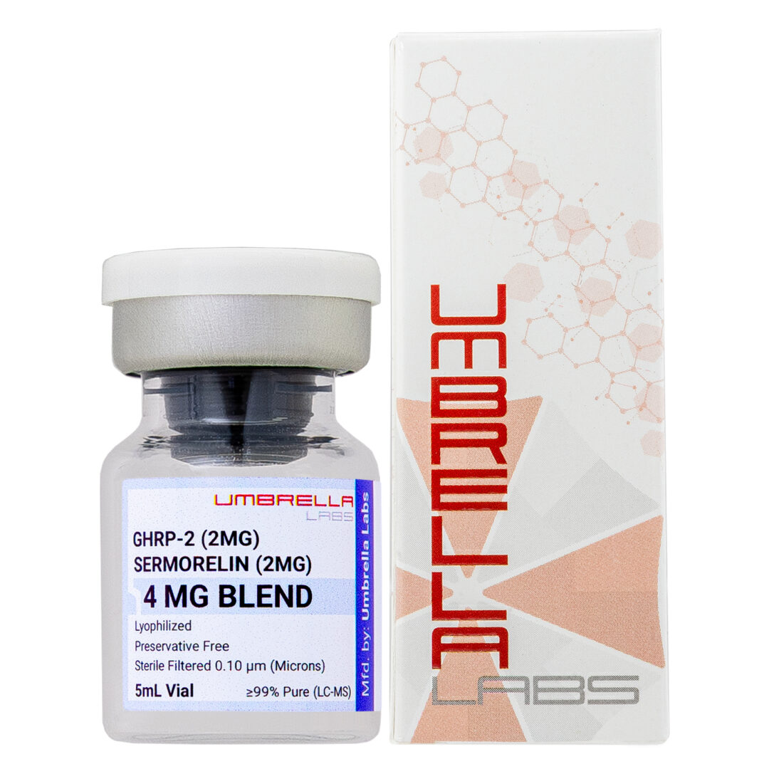 SERMORELIN/GHRP-2 BLEND PEPTIDE (2MG/2MG) 4MG VIAL