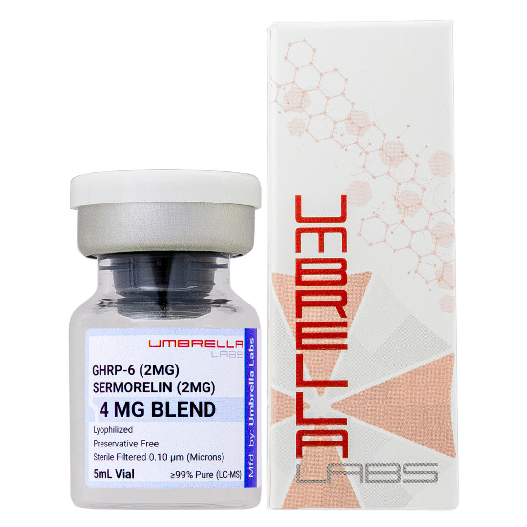 SERMORELIN/GHRP-6 BLEND PEPTIDE (2MG/2MG) 4MG VIAL