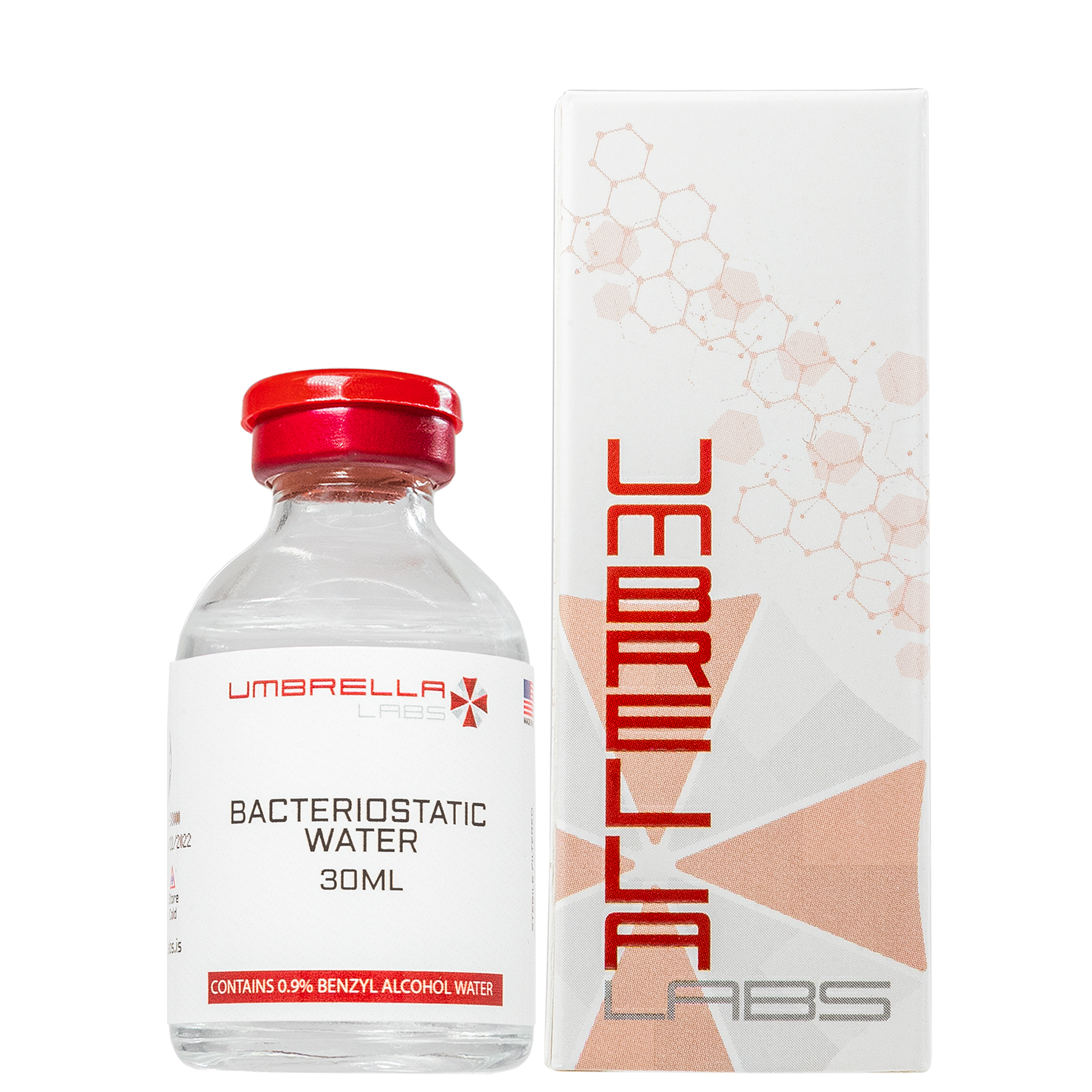 bacteriostatic water 30ml bottle for peptides